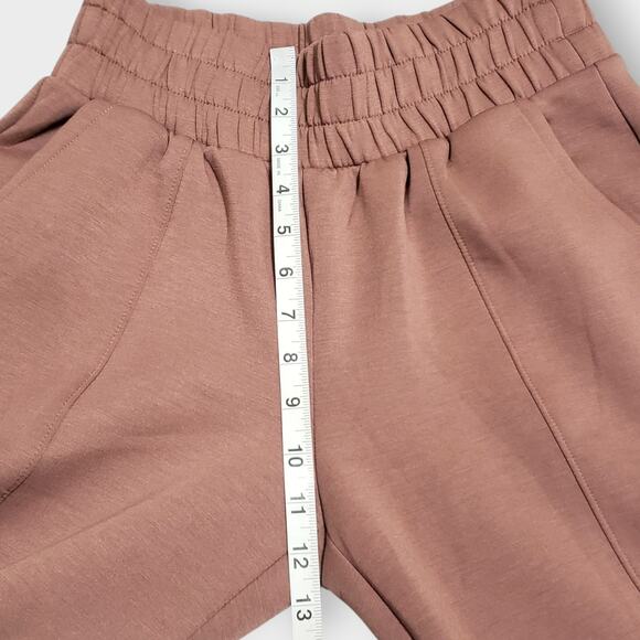 Old Navy Womens Bounce Fleece High Rise Wide Leg Sweatpants Warm Taupe Sz SP - Picture 10 of 13